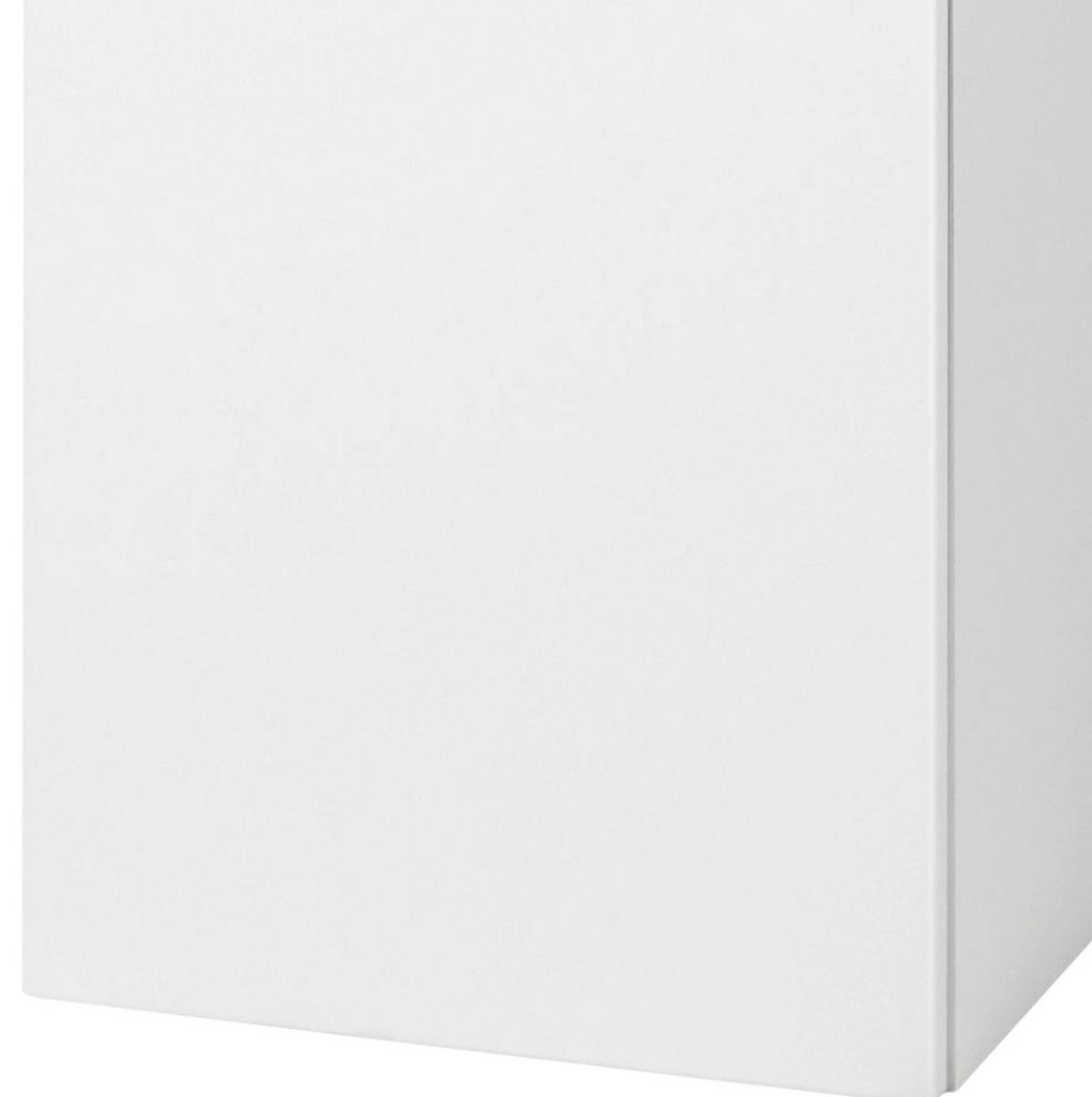 Midischrank Mit Türdämpfer Siena 40cm Weiß/eiche Dekor - Weiß/Sonoma Eiche, MODERN, Holzwerkstoff (40/105/27cm) - Held