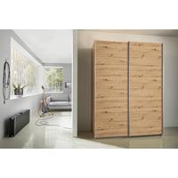 Schwebetürenschrank Subito - Eiche Artisan, MODERN, Holzwerkstoff (136/197/61cm) - Rauch Möbel