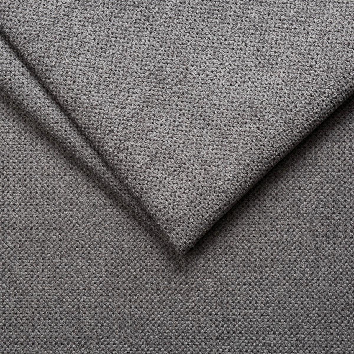 Boxspringová pohovka BUBBLE, tmavosivá - čierna/chrómová, Trend, kompozitné drevo/textil (206/90/105cm) - Luca Bessoni