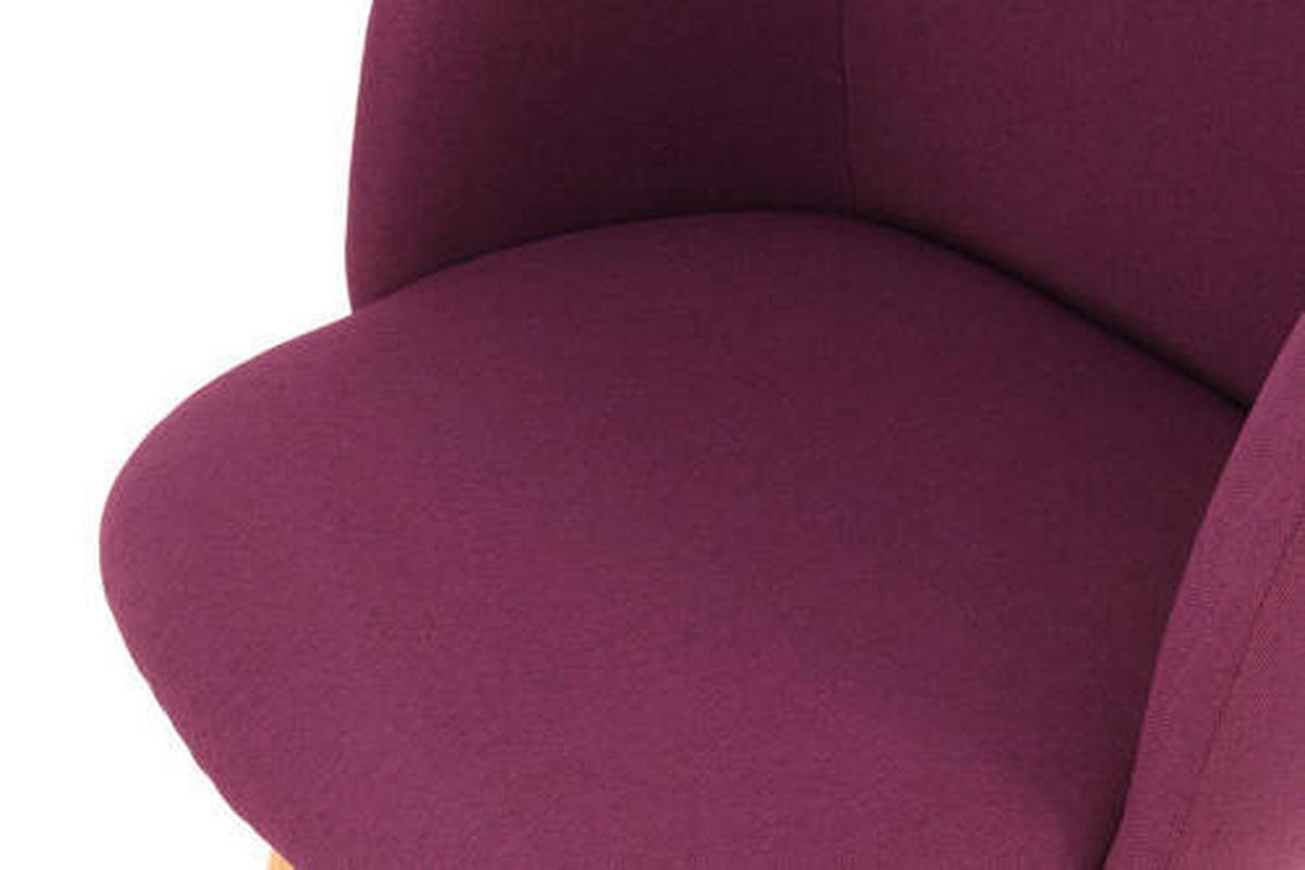 Sada židlí 2 kusy - purpurová, Design, kov/plast (54/84/56cm)
