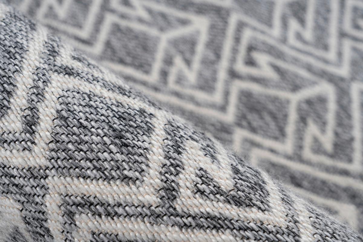 Webteppich Creme/grau Yoga 200x290 Cm - Creme/Grau, Trend, Textil (200/290cm) - Kayoom