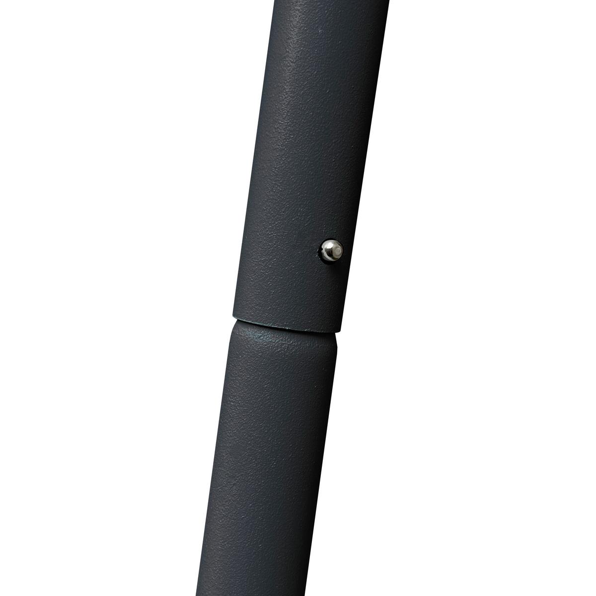 Federwiege Federwiegenset - Anthrazit/Grau, Basics, Kunststoff/Textil (135/194/135cm) - SCHMUSEWOLKE