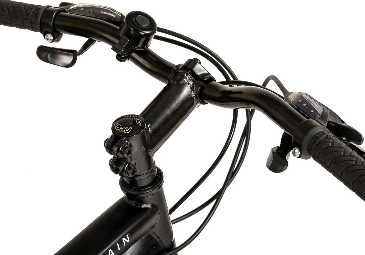 Mountainbike 403m - Schwarz, KONVENTIONELL, Metall (25/140/60cm)