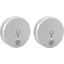 Rauchmelder 2er Pack 10.024.46 - Weiß, MODERN, Kunststoff (10/3,5cm) Rauchmelder 2er Pack 10.024.46 - Weiß, MODERN, Kunststoff (10/3,5cm)