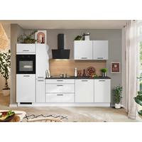 Kuchynský blok PN 210, vrát.5 spotrebičov, 280 cm - čierna/sivá, Modern, kompozitné drevo (280cm) - Pino