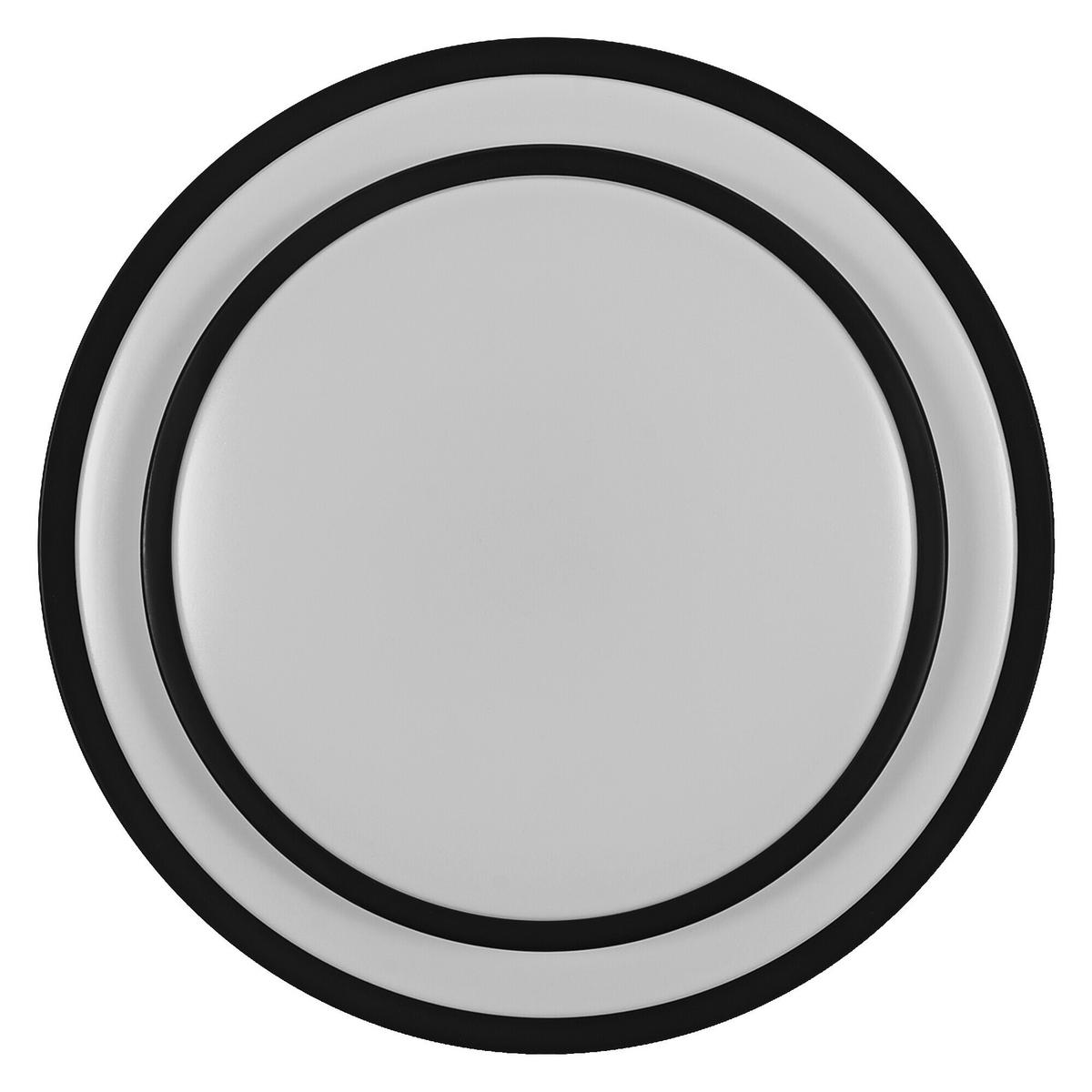 LED-Deckenleuchte, 16w Orbis Berlin 300mm 16w 830 Bk - Schwarz/Weiß, Basics, Kunststoff/Metall (29,3/6,5cm) - Ledvance