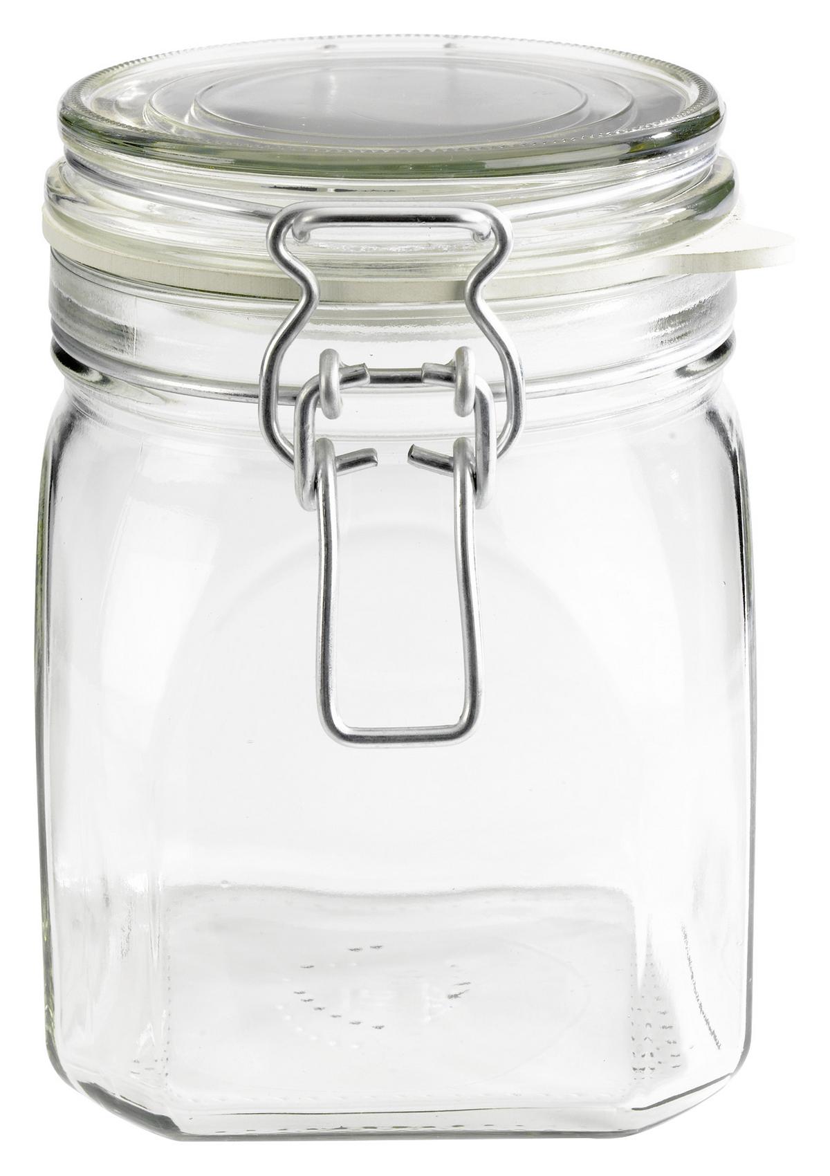 Einmachgläser 6er-Set Gothika Je ca. 750ml, Auslaufsicher - Transparent, Basics, Glas (750ml) - Mäser