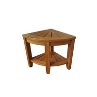 Gartenbeistelltisch Gardu - Braun, Basics, Holz (40/40/44cm) - Gardenson