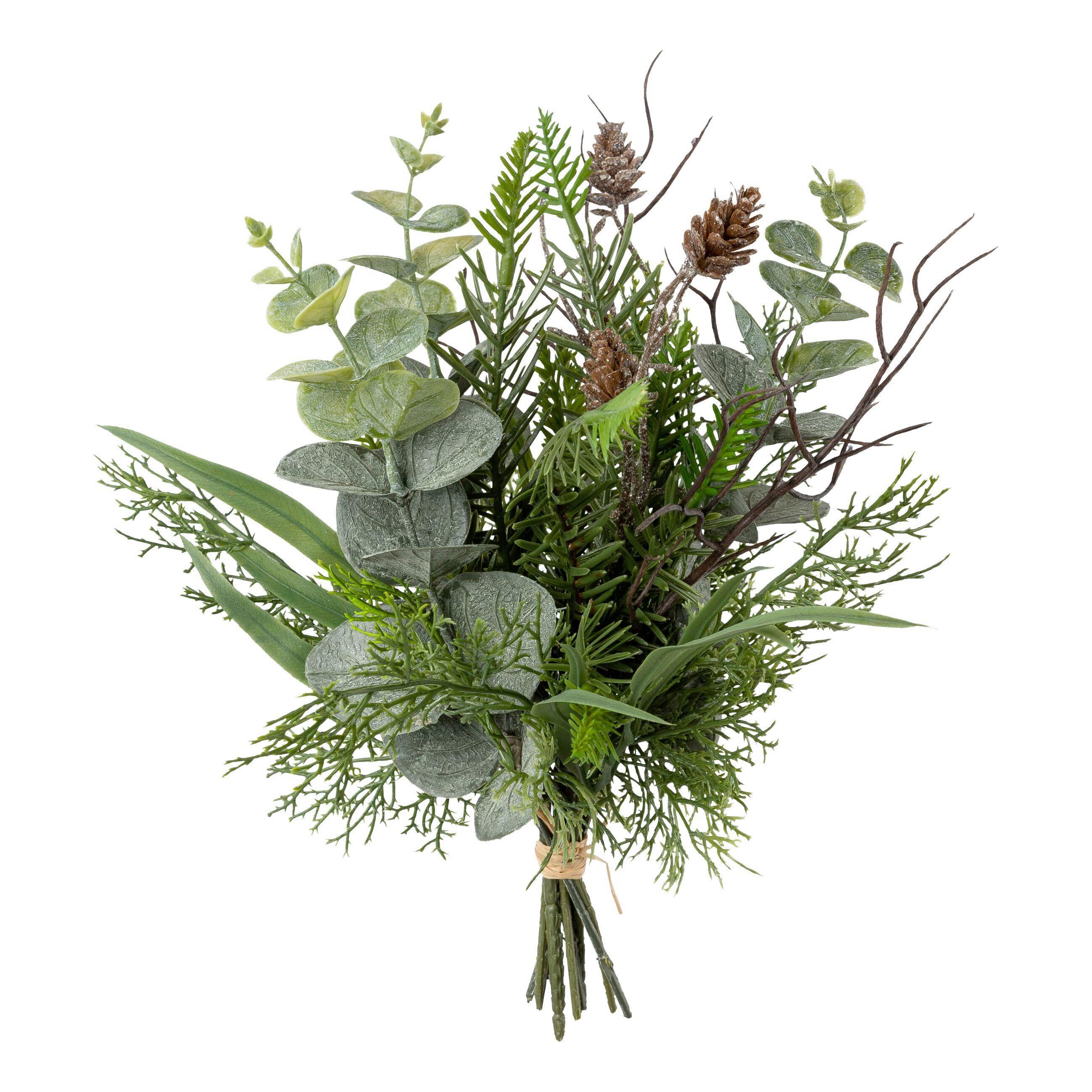 Tannenbund Rafik, Grün L: ca. 29 cm - Grün, Basics, Kunststoff (29cm)