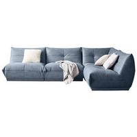 Ecksofa Giselle Blaugrau - Blaugrau, Trend, Textil (315/210cm) - Livetastic