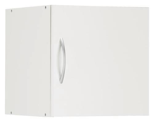 NADSTAVEC NA SKRIŇU MRK - biela/hliníková, Konventionell, kompozitné drevo/plast (40/40/40cm) - Mömax