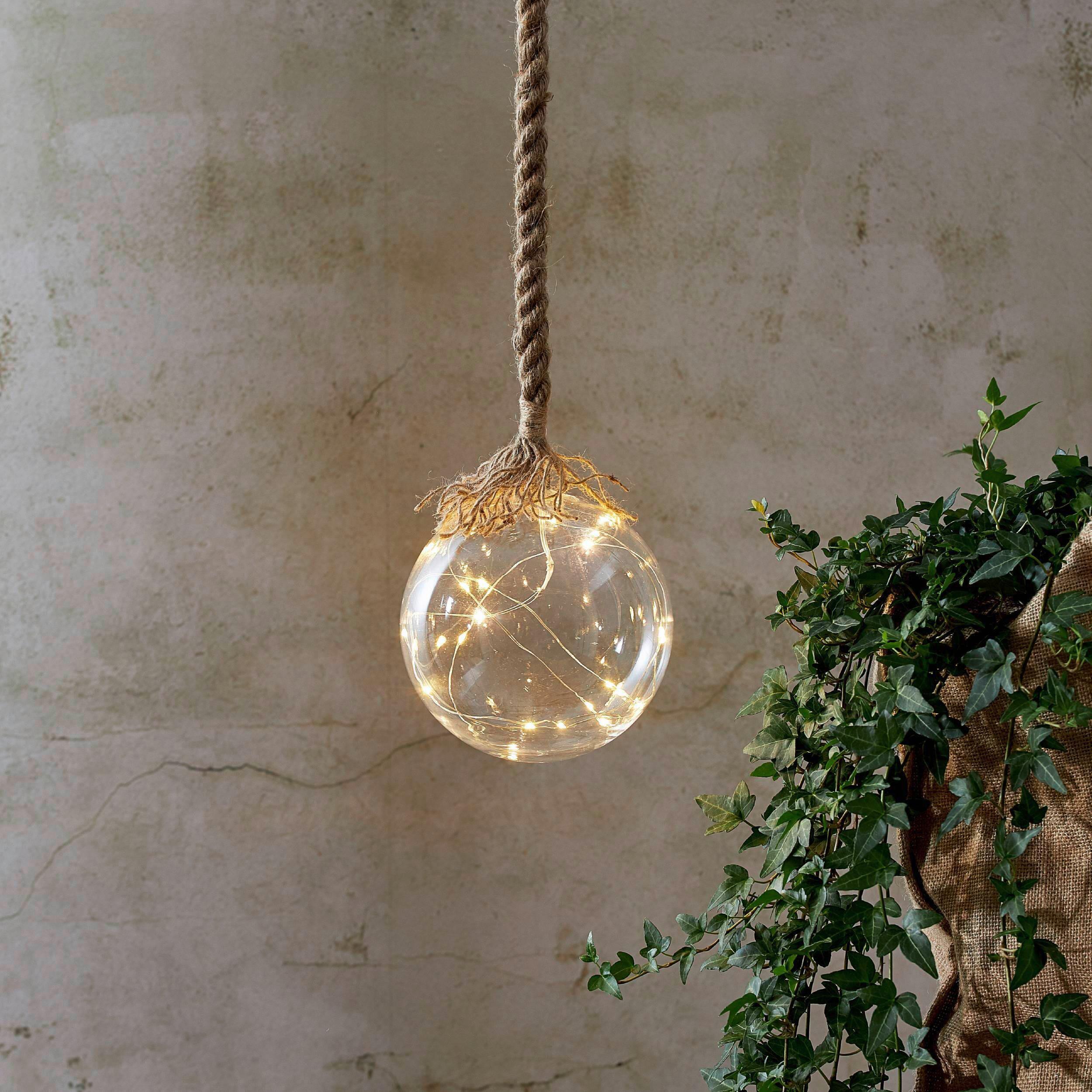 Led-dekoleuchte 729-20_jutta - Transparent, Basics, Glas (15/200cm) - Eglo