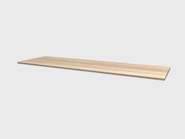 Küchenarbeitsplatte Samoa 210 cm Sonoma Eiche Dekor - KONVENTIONELL, Holz (210/60cm)
