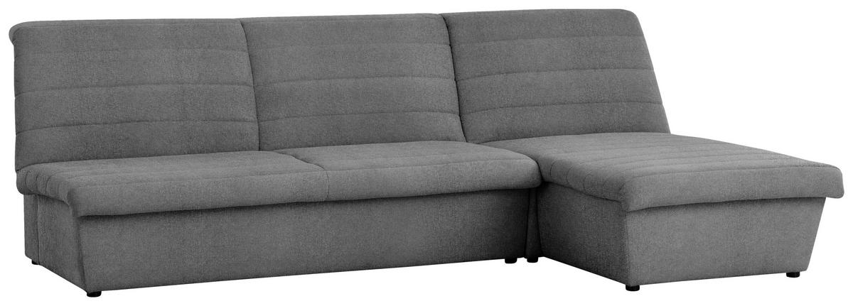 Ecksofa Looks Viii Graubraun - Graubraun/Schwarz, Design, Textil (274/168cm) - LOOKS by W.Joop