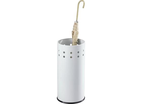 Stojan Na Dáždnik Lonati - biela, Moderný, kov/drevený materiál (23,5/50cm) Stojan Na Dáždnik Lonati - biela, Moderný, kov/drevený materiál (23,5/50cm)