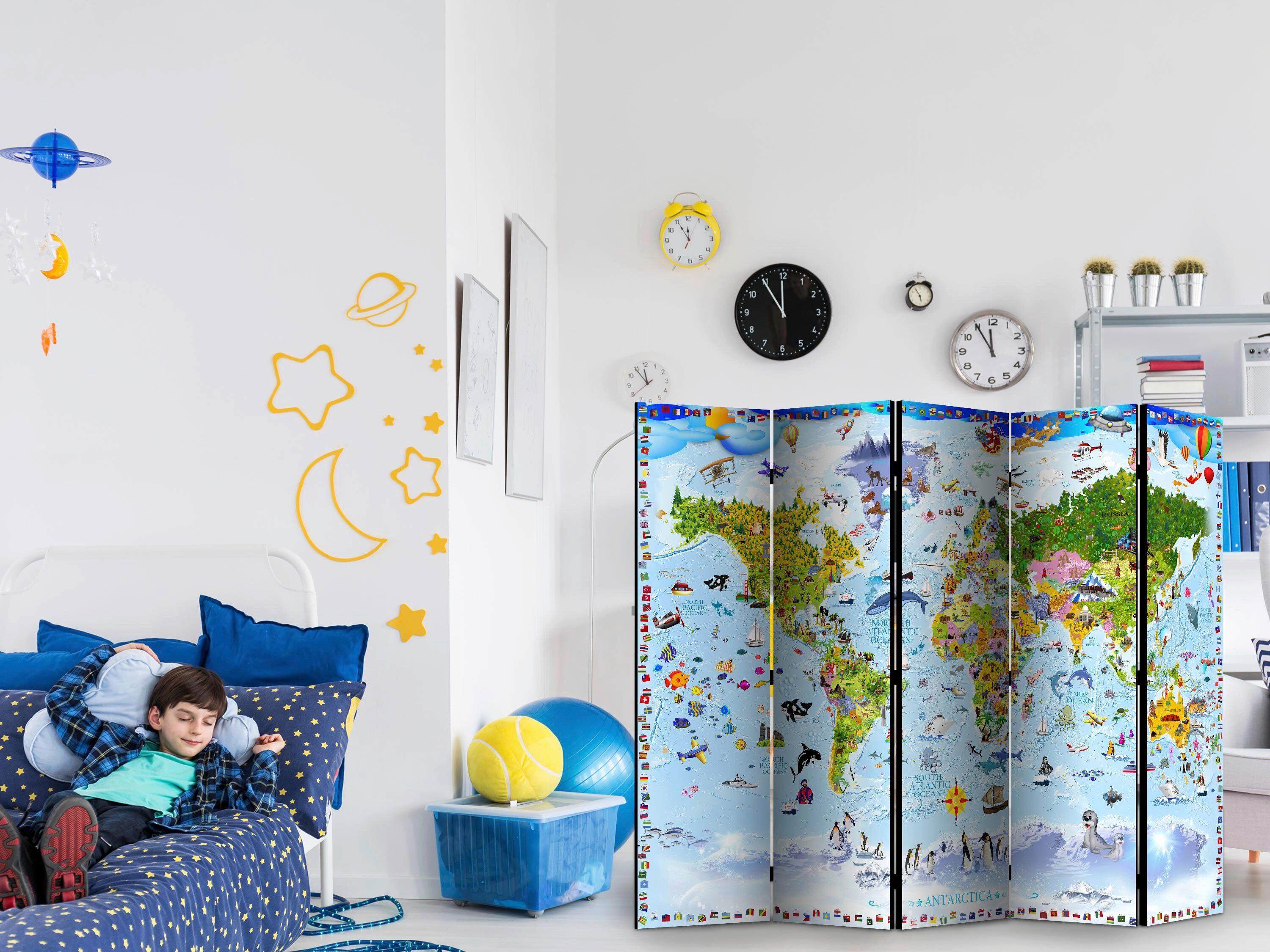 Paravent Multicolor B: 225 cm