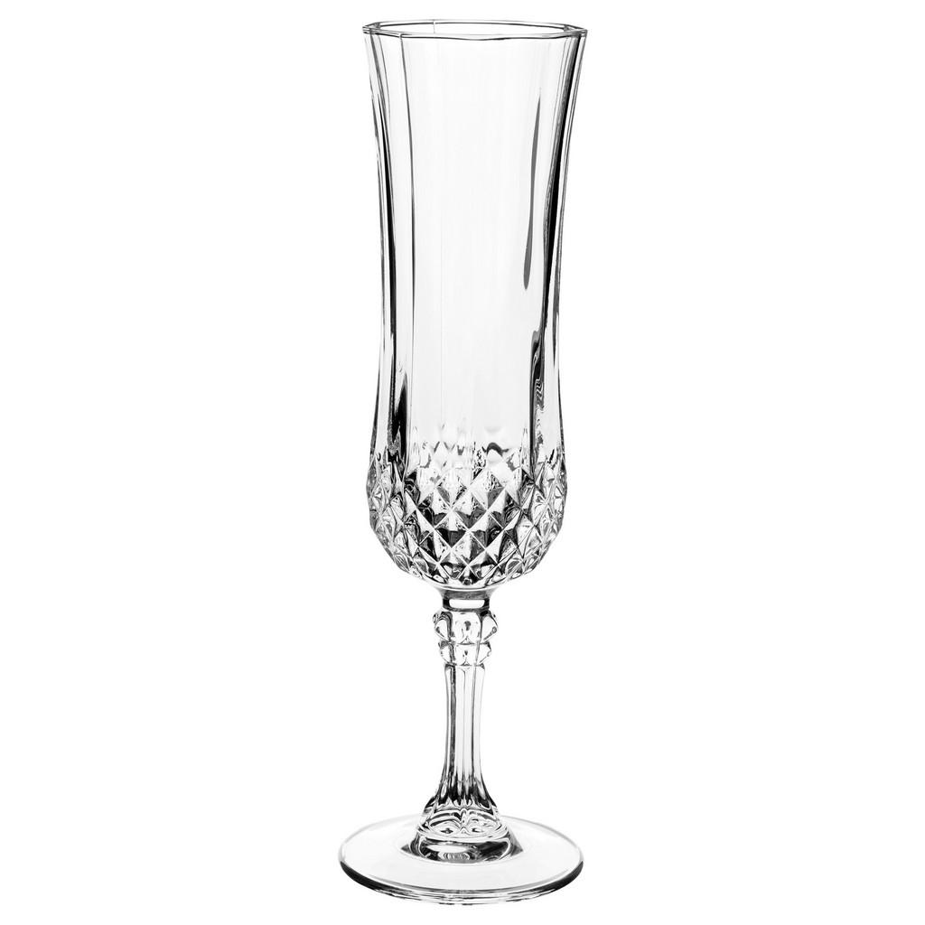 Sektgläser Longchamp 6tlg je ca. 140 ml Transparent