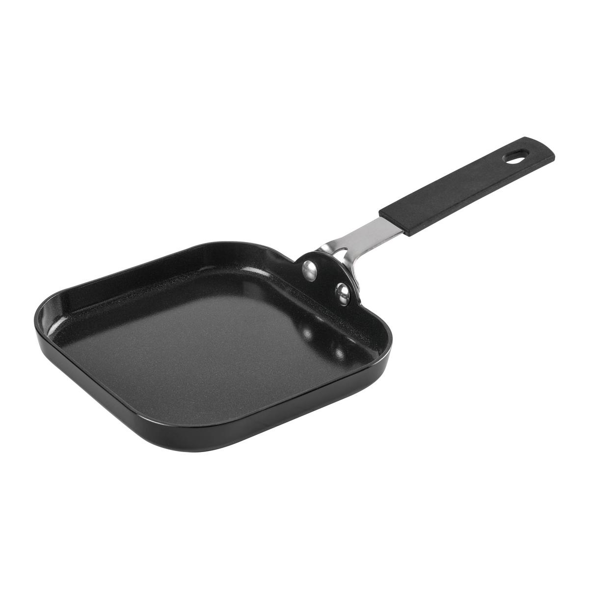 Mini panvica ROBERTO - čierna, Konventionell, kov - Mömax