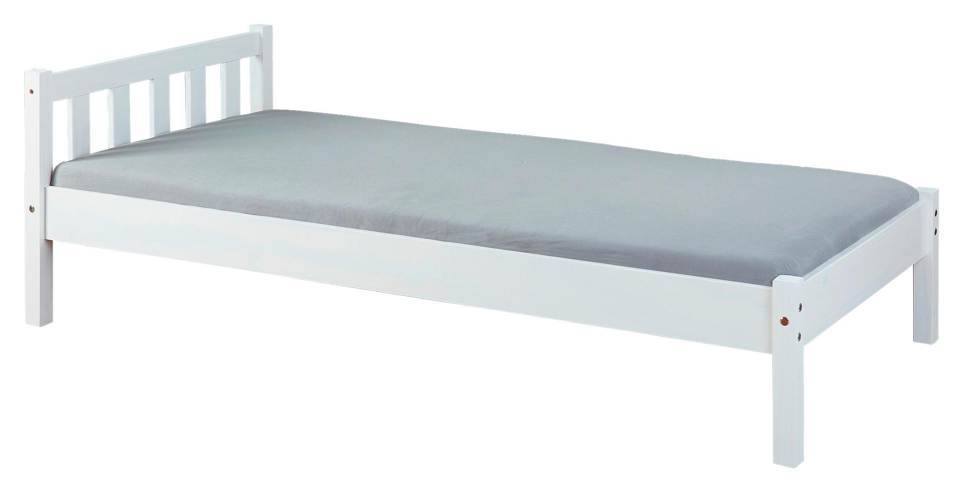 Jednolůžkový Dřevěná Postel Vilmar 90x200 Cm - bílá, Basics, dřevo (90/200cm) - MID.YOU