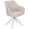 Armlehnstuhl Adriano Beige Gepolstert - Beige, MODERN, Textil/Metall (59/84/59cm) - Livetastic