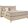 Boxbett Smile inkl. Matratze 180x200 - Creme, KONVENTIONELL, Holz/Holzwerkstoff (180/200cm) - James Wood