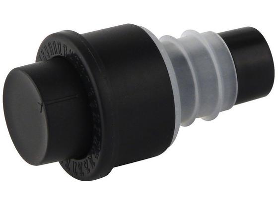 Weinverschluss Parzival - Transparent/Schwarz, KONVENTIONELL, Kunststoff (6cm) - Fackelmann Weinverschluss Parzival - Transparent/Schwarz, KONVENTIONELL, Kunststoff (6cm) - Fackelmann