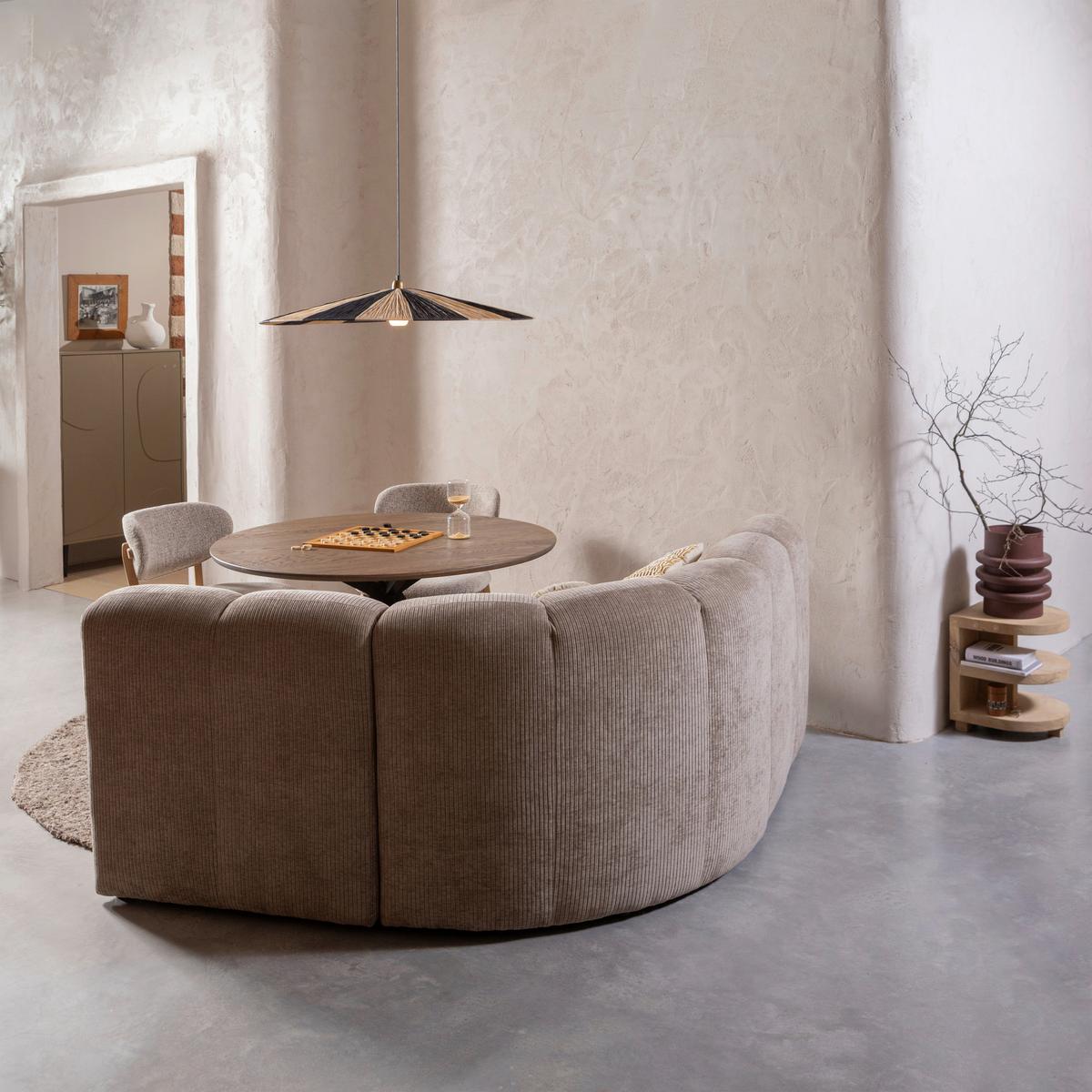 Sitzbankelement Mojo Sandfarben B: 84cm - Sandfarben, MODERN, Textil (84/83/73cm) - Livetastic