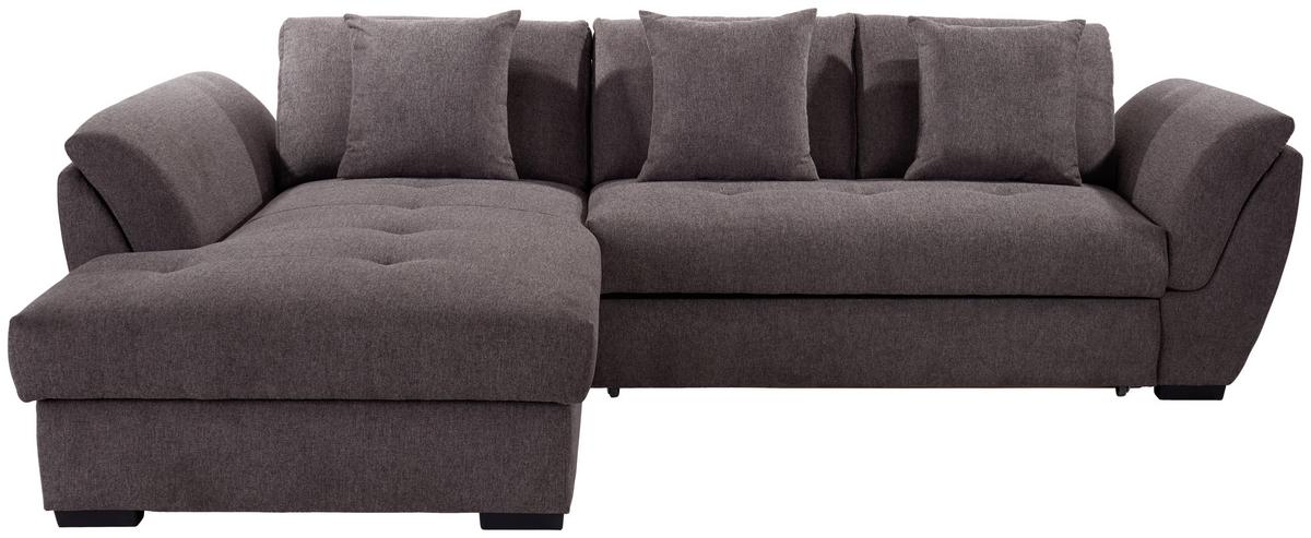 Rohová sedačka BERISSO, ľavá, hnedá - hnedá, Design (187/278cm) - Ondega