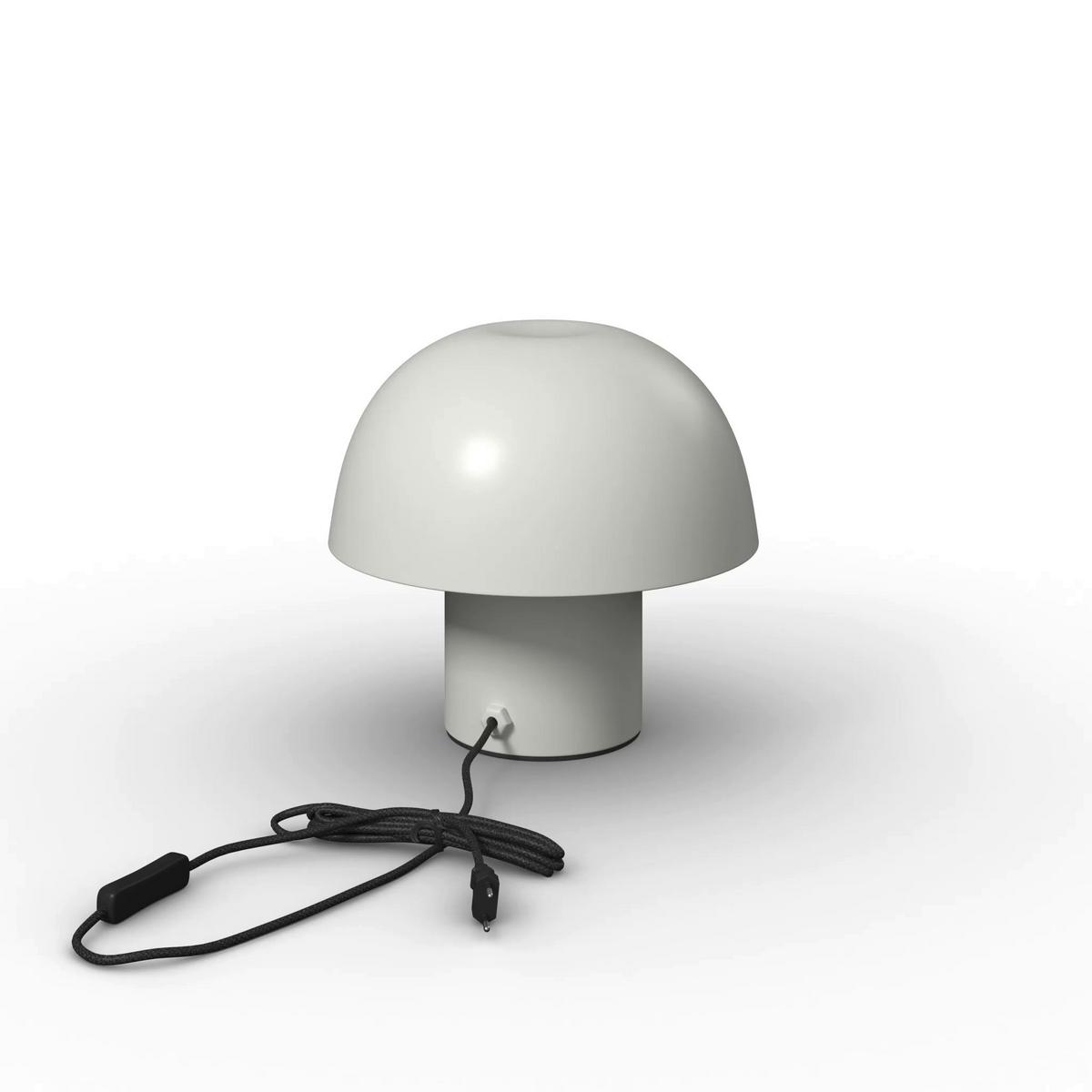 STOLNÍ LAMPA CARLA - bílá, Moderní, kov (22,5/22cm) - Bessagi Home