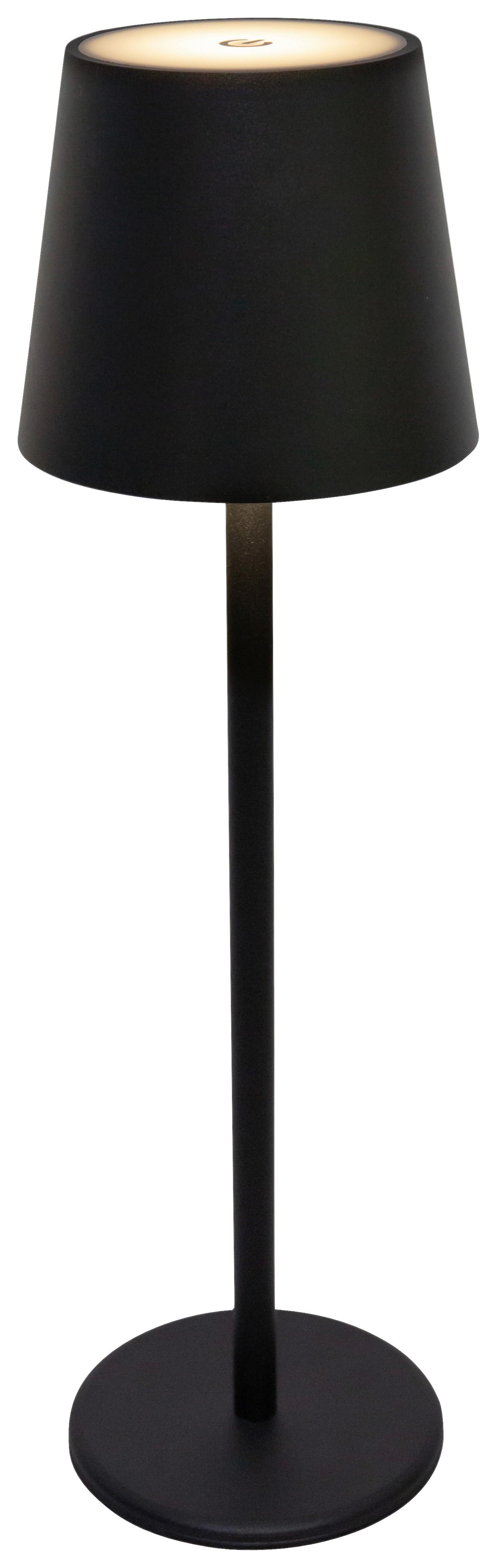 Asztali Lámpa Emily - fekete, Basics, műanyag/fém (11,5/36cm) - Luca Bessoni