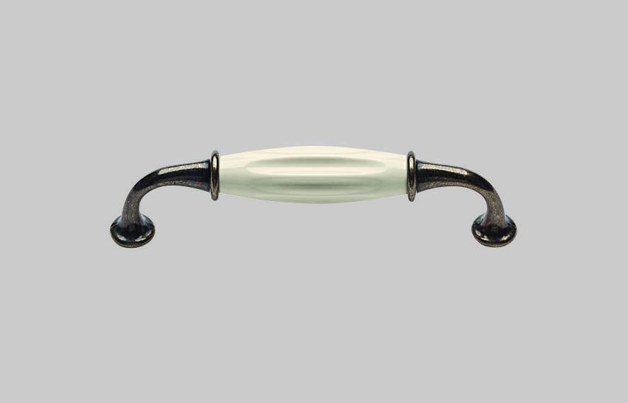 Metall- / Porzellangriff Griffe - Magnolie, MODERN, Metall - Vertico
