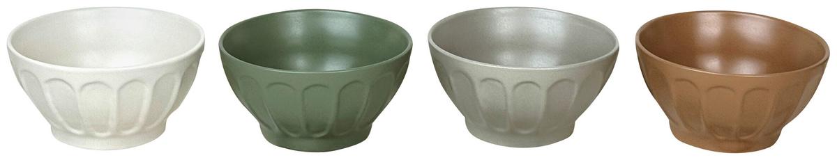 Snackschale Leo - Braun/Weiß, Design, Keramik (11/6cm) - Luca Bessoni