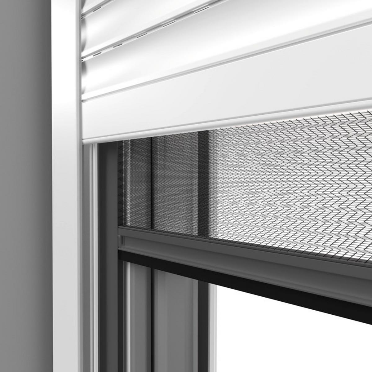 Fliegengitter Fenster 100x120 cm Anthrazit - Anthrazit, Basics, Textil/Metall (100/120cm)