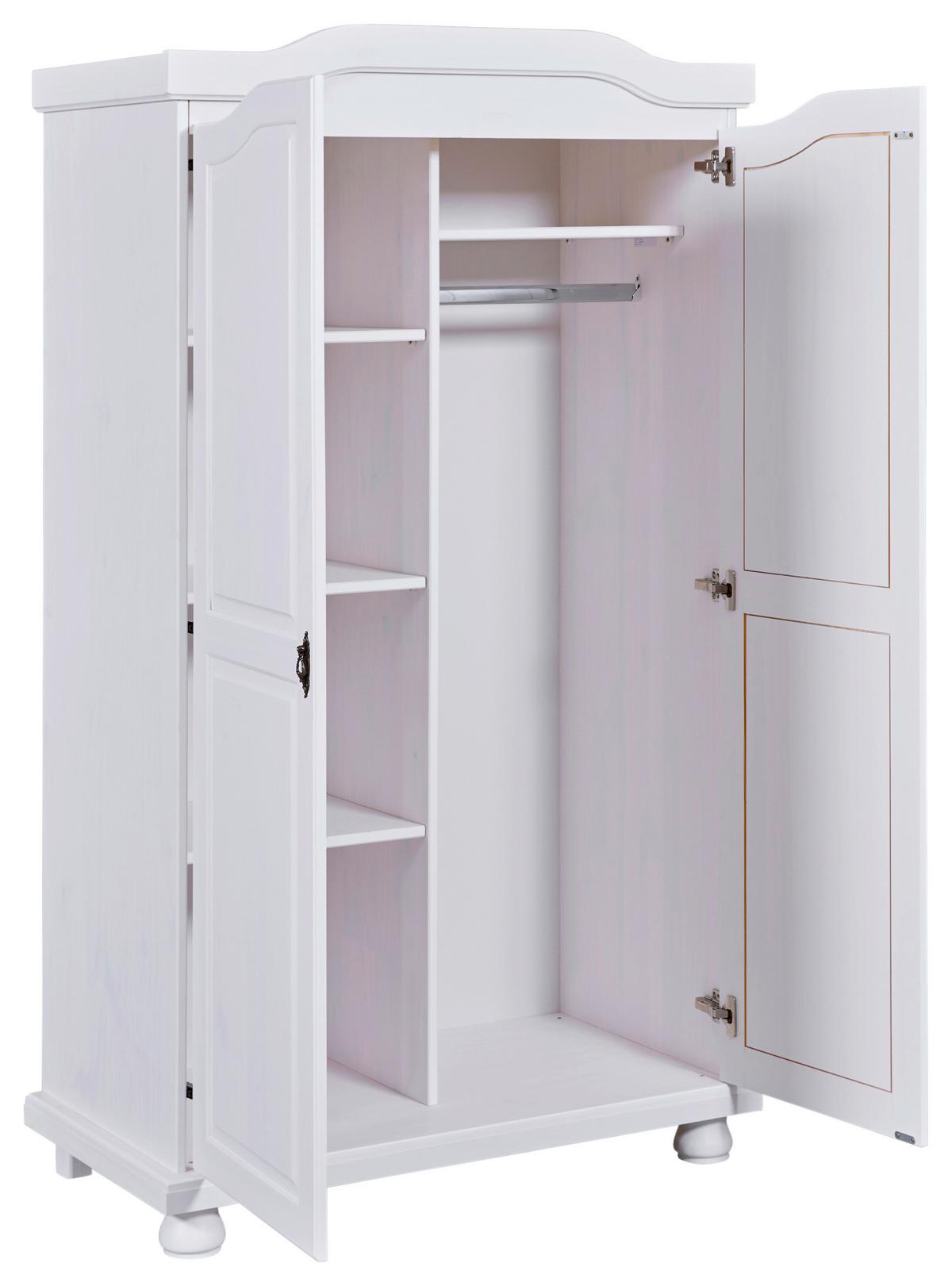 Einzelzimmer Vilmar Hedda Weiß 2-teilig - Weiß, MODERN, Holz - MID.YOU