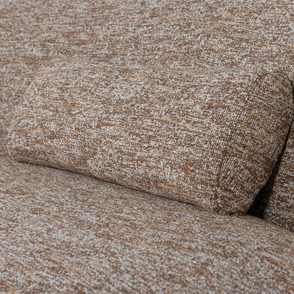 Bigsofa Batavier Hellbraun B: 254cm - Hellbraun, Design, Textil (254/74/122cm) - Livetastic