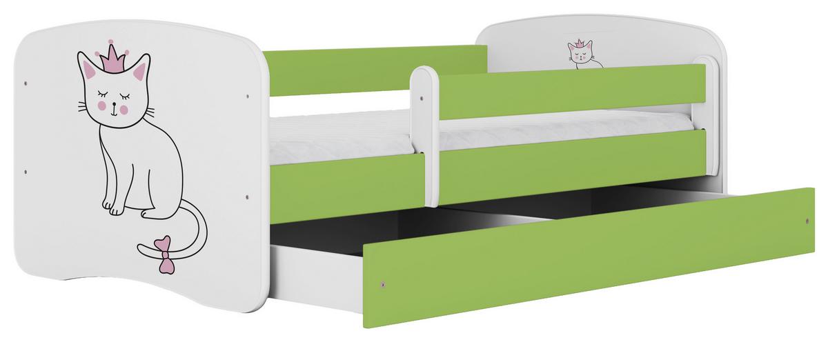 Kinder-/Juniorbett Babydreams inkl. Matratze 80x160 - Birkefarben/Weiß, MODERN, Holz/Holzwerkstoff (80/160cm) - MID.YOU