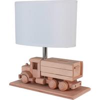 Kindertischleuchte 4112409 Lkw Mit Spardose - Naturfarben/Weiß, Natur, Holz/Holzwerkstoff (32/14/27cm)