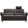3-Sitzer-Sofa Cavoli, Anthrazit B: 192 cm - Anthrazit/Schwarz, MODERN, Textil (192/90/89cm) - Livetastic
