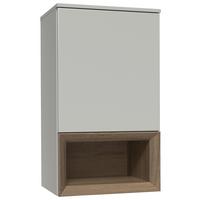 Hängeelement Las Vegas Seidengrau/Eiche Dekor B: 50cm - Eiche dunkel/Grau, MODERN, Holzwerkstoff (50/88/37cm) - Vertico