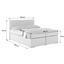 Boxspringbett mit Matratze und Topper 180x200cm Nero - Chromfarben/Schwarz, KONVENTIONELL, Textil (180/200cm) Boxspringbett mit Matratze und Topper 180x200cm Nero - Chromfarben/Schwarz, KONVENTIONELL, Textil (180/200cm)