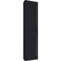 Hängender Hochschrank Vcb 6 B: 33 cm Schwarz - Schwarz, Basics, Holzwerkstoff (33/150/22cm) - MID.YOU