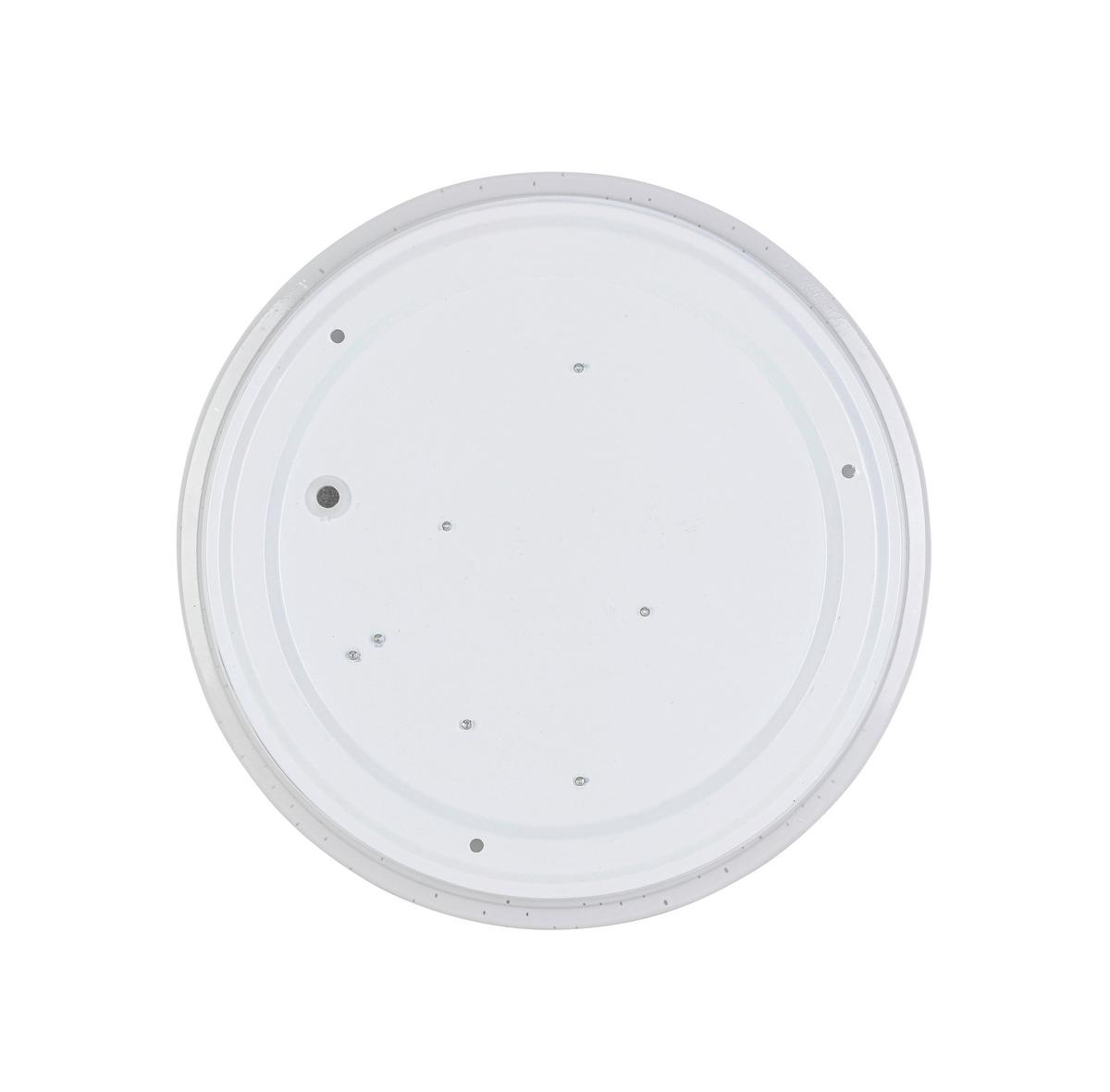 Led-deckenleuchte Elma - Chromfarben/Weiß, MODERN, Kunststoff/Metall (26/5,5cm) - Luca Bessoni