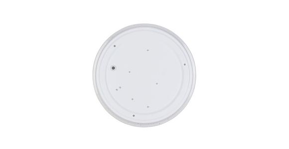 Led-deckenleuchte Elma - Chromfarben/Weiß, MODERN, Kunststoff/Metall (26/5,5cm) - Luca Bessoni
