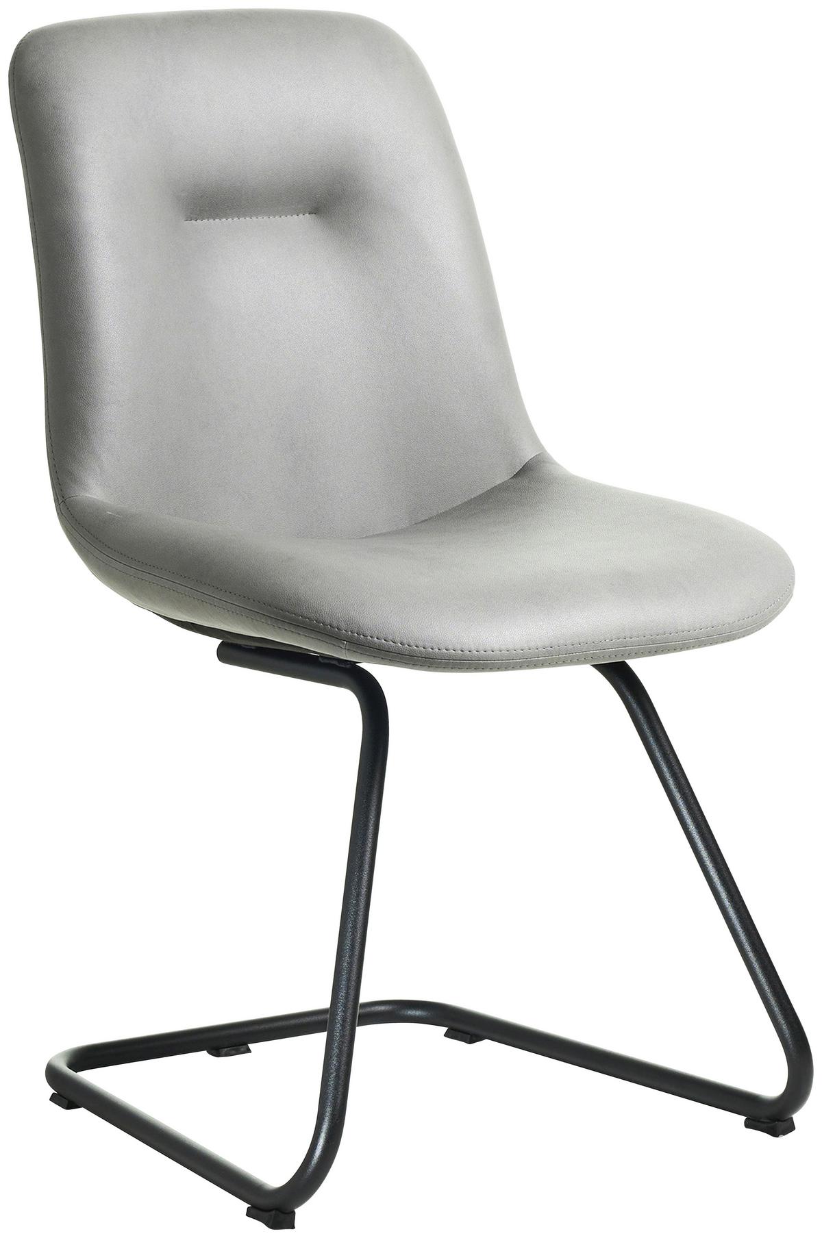 STOLIČKA SWING-CH - čierna/svetlosivá, Basics, kov/textil (51/89/61cm) - Celina Home