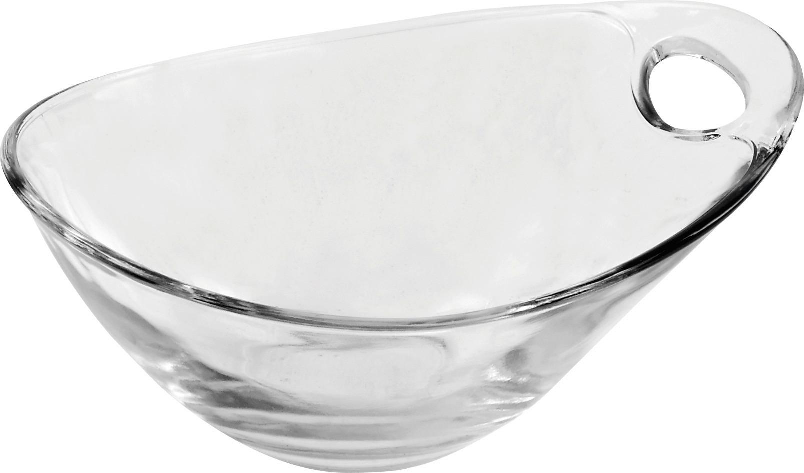 Dessertschale aus Glas Klar/Konisch Gadi, D: 12 cm