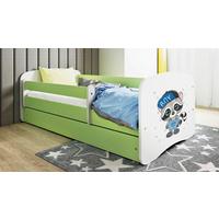 Kinder-/Juniorbett Babydreams inkl. Matratze 80x160 - Birkefarben/Weiß, MODERN, Holz/Holzwerkstoff (80/160cm) - MID.YOU
