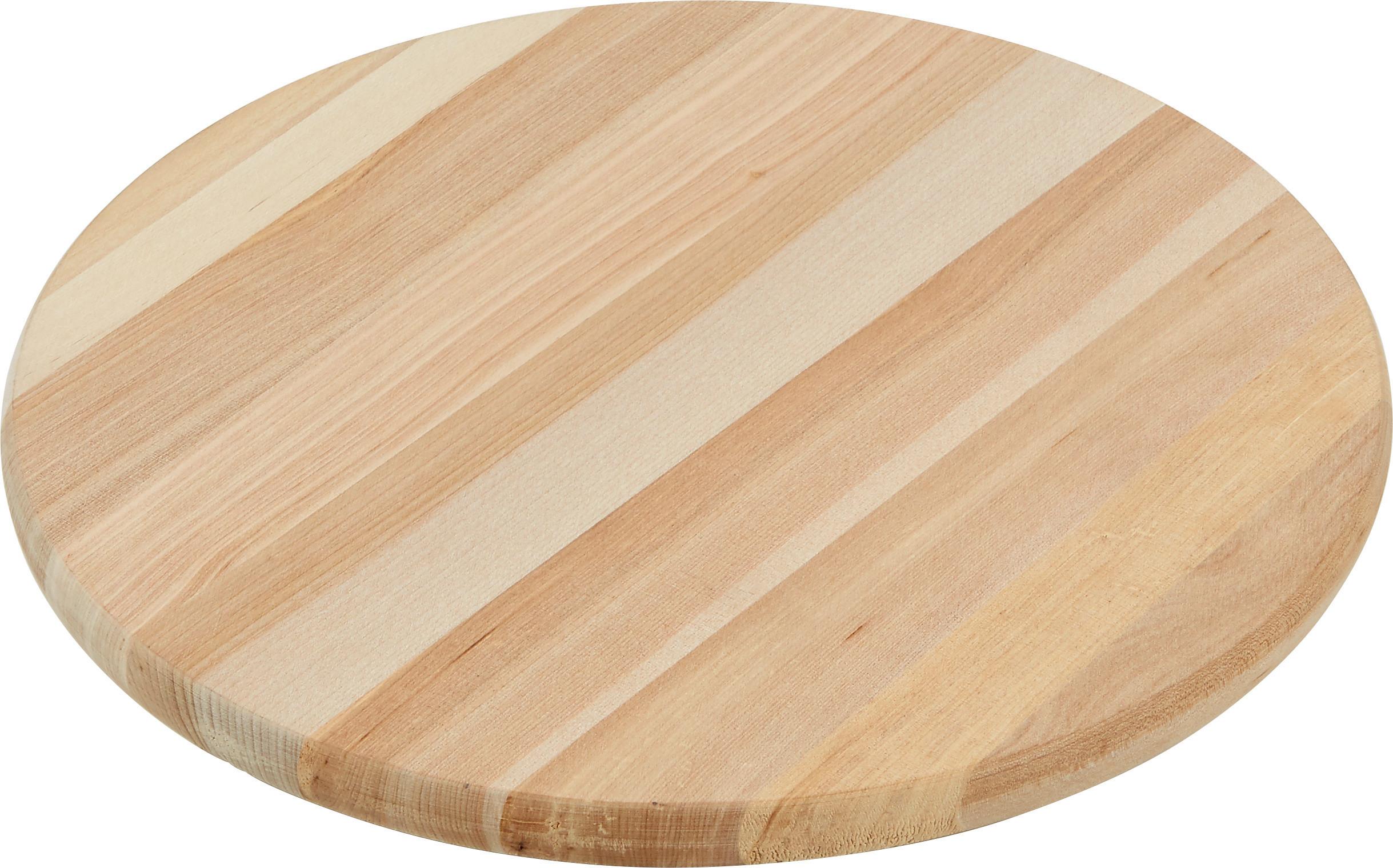 Drehplatte Rund Aus Holz Jonathan, D: Ca. 35 Cm - Naturfarben, ROMANTIK / LANDHAUS, Holz (35/18cm) - James Wood