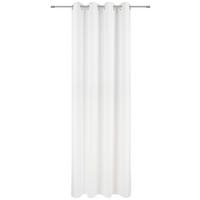 Ösenvorhang Caro - Weiß, KONVENTIONELL, Textil (140/245cm) - Ondega