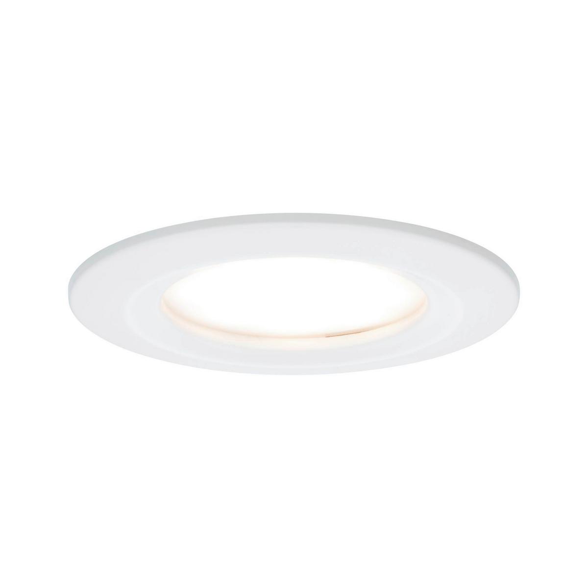 LED-Deckenleuchte Ø 7,8 cm 1-Flammig, Rund - Weiß, Basics, Metall (7,8cm) - Paulmann