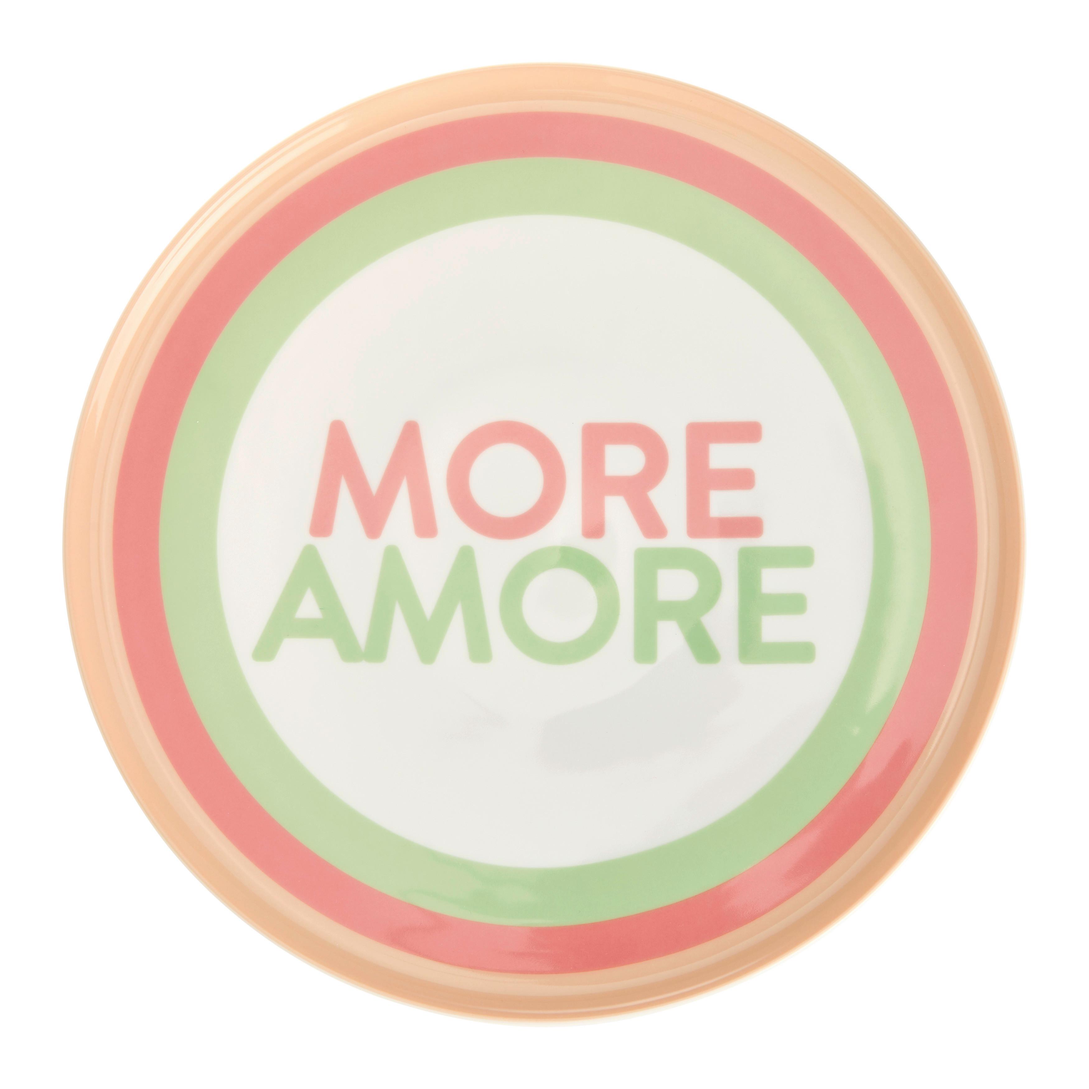 Talíř na pizzu CANDY COLORS - bílá/světle zelená, Moderní, keramika (31/2,4cm) - Mömax